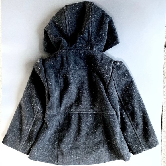 Rothschild pea coat black toddler coat size 2T - Picture 2 of 3